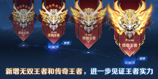 王者荣耀无双王者与传奇王者获取方法