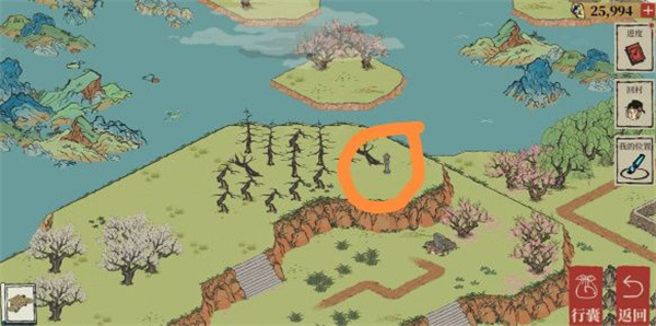 江南百景图桃花村碑文在哪 桃花村碑文具体位置