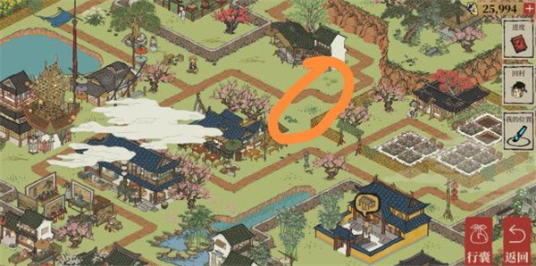 江南百景图桃花村碑文在哪 桃花村碑文具体位置