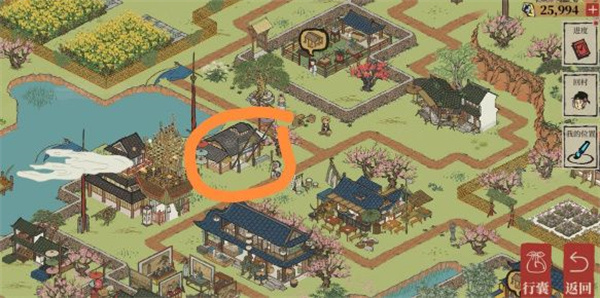 江南百景图桃花村碑文在哪 桃花村碑文具体位置