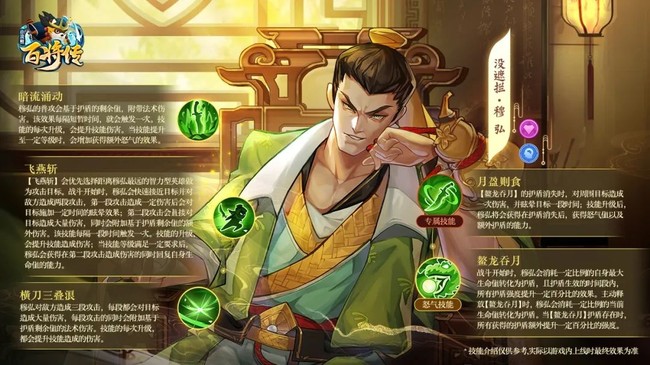 小浣熊百将传穆弘技能效果一览