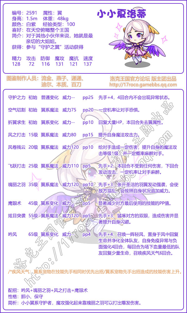 洛克王国小小夏洛蒂怎么配招 技能搭配推荐