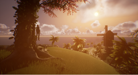 独自在荒岛上修飞机，冒险解谜新作彼岸晴空免费试玩