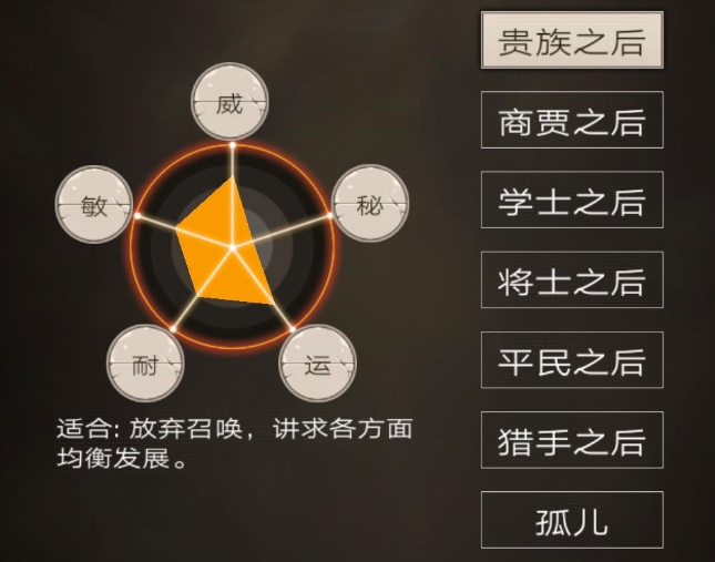 不朽之旅开局选什么身份 重生出身职业解析