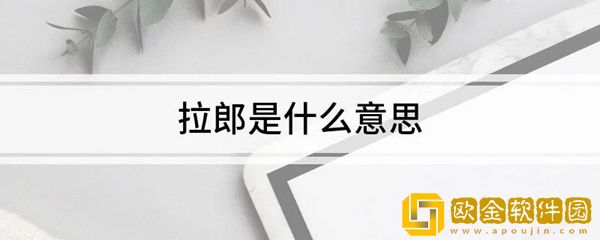 网络词拉郎是什么意思？什么情况下会用这个词？