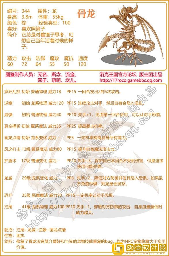 洛克王国骨龙什么性格好 洛克王国骨龙性格推荐