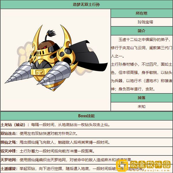 造梦无双土行孙技能是什么 造梦无双土行孙技能介绍