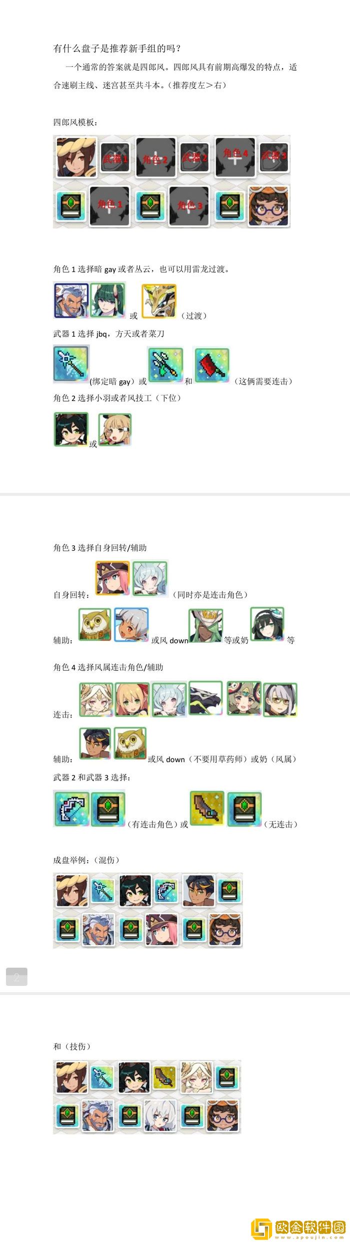 世界弹射物语四郎风配队怎么玩 四郎风配队攻略
