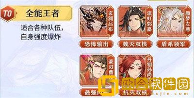三国志幻想大陆9月最新武将强度排行榜一览2022