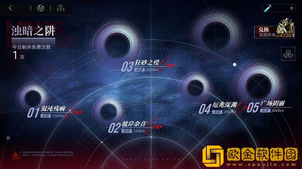 无期迷途浊暗之阱奖励是什么 浊暗之阱奖励数量一览