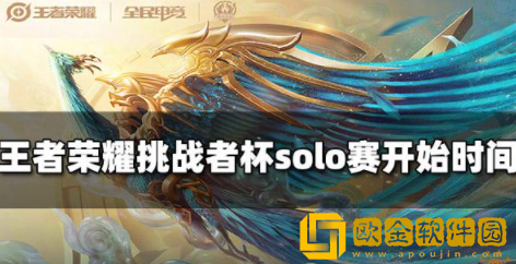 王者荣耀挑战者杯solo赛什么时候开始 solo赛成员介绍