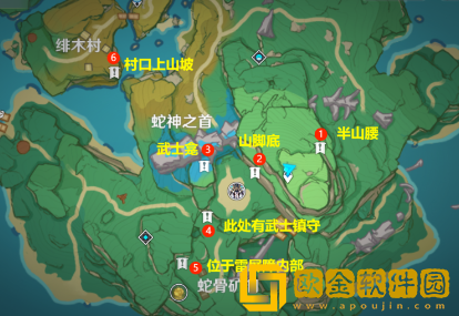 原神八酝岛神龛位置预览