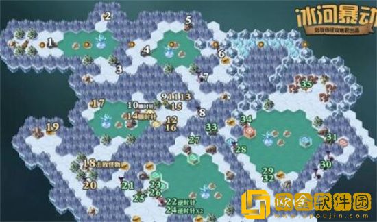 剑与远征冰河暴动怎么过 剑与远征冰河暴动通关路线图一览