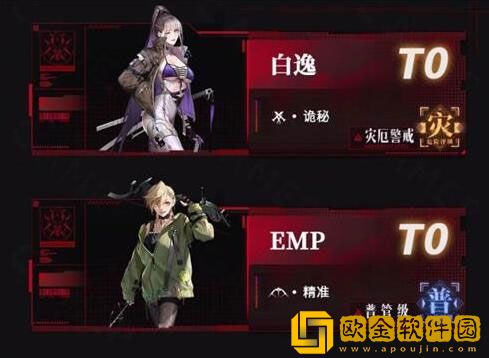 无期迷途角色强度排行 无期迷途角色排名最新
