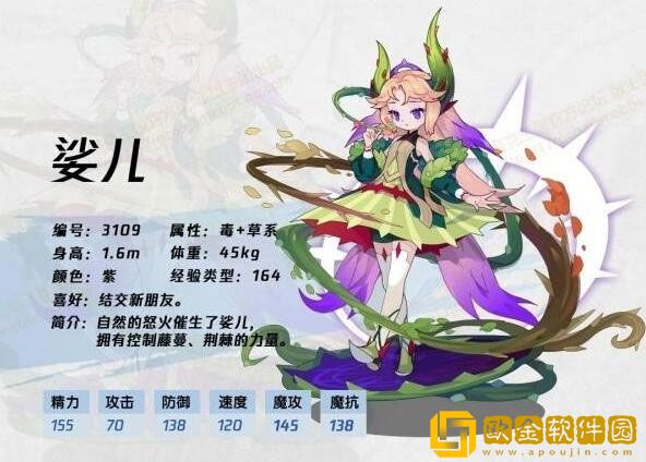 洛克王国娑儿技能表怎么样 娑儿技能表图鉴