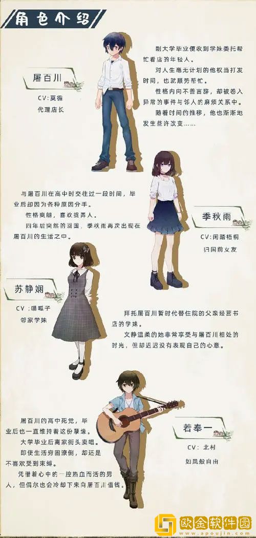 薄暮夏梦角色介绍 薄暮夏梦角色有哪些