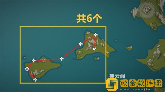 原神星螺在哪里最多 原神星螺分布图