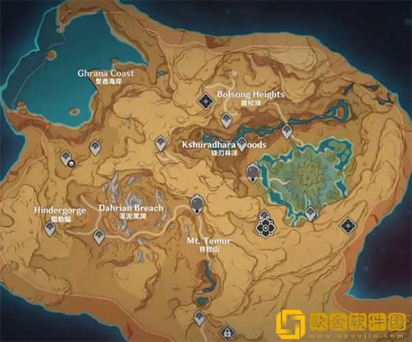 原神3.6新地图传送锚点有哪些 3.6新地图传送锚点