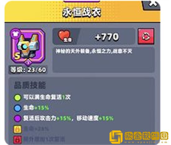 弹壳特攻队永恒战衣怎么样 弹壳特攻队永恒战衣介绍