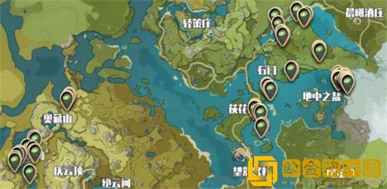 原神莲蓬在哪采集 原神莲蓬采集路线介绍