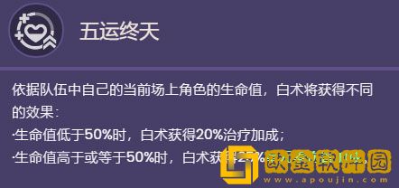 原神白术技能天赋是什么 原神白术技能天赋一览