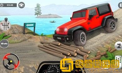 山地驾驶吉普车