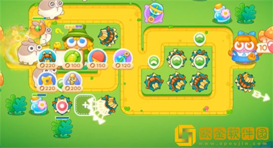 保卫萝卜4绿野奇缘5关怎么过 保卫萝卜4绿野奇缘5关攻略