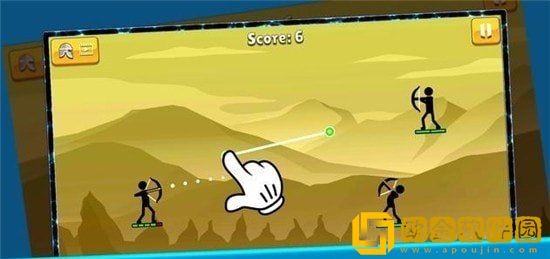 弓箭手箭棍之战