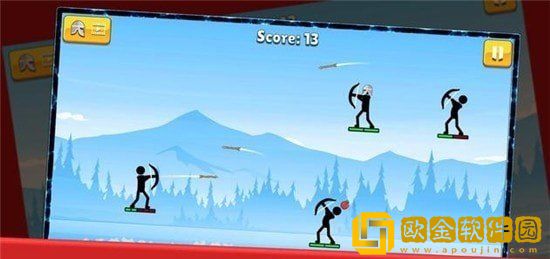 弓箭手箭棍之战