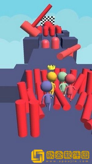 趣味人类赛跑3d