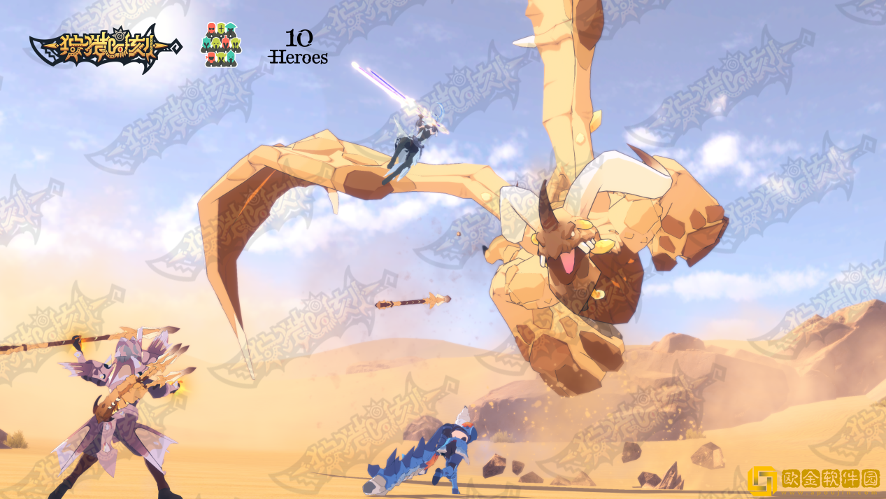 二次元共斗手游《狩猎时刻》定档9月22日上线