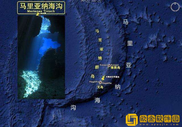 盘点世界上最深的三个海沟：马里亚纳海沟（11034米）