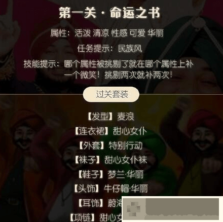 奇迹暖暖命运之书高分搭配