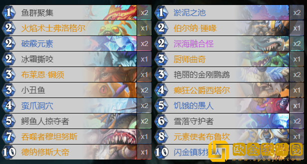 炉石传说萨满卡组2022 炉石传说纳斯利亚堡标准萨满祭司卡组