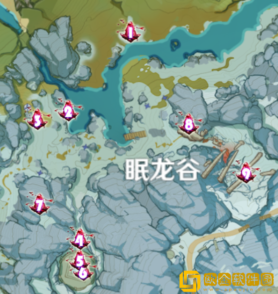 原神绯红玉髓在哪-原神绯红玉髓位置分布图一览图片7