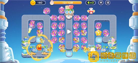 保卫萝卜4太空穿越60集打法攻略