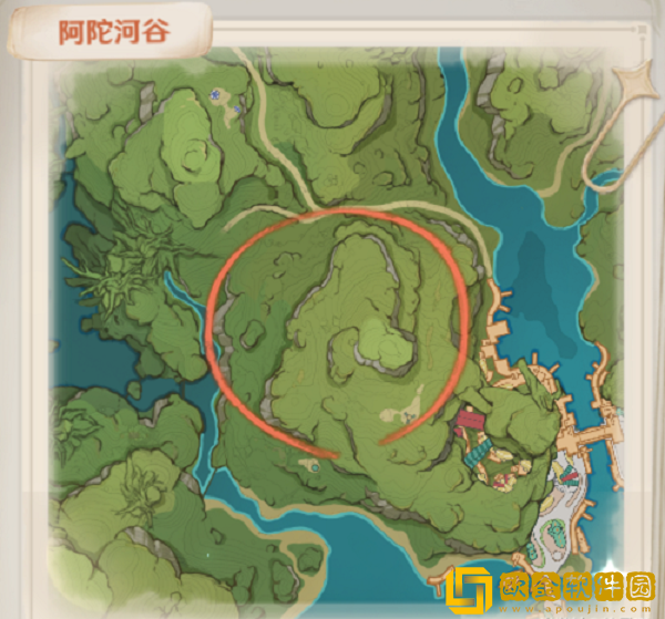 原神秘宝迷踪第三天宝藏位置图文一览 原神秘宝迷踪第三天宝藏在哪