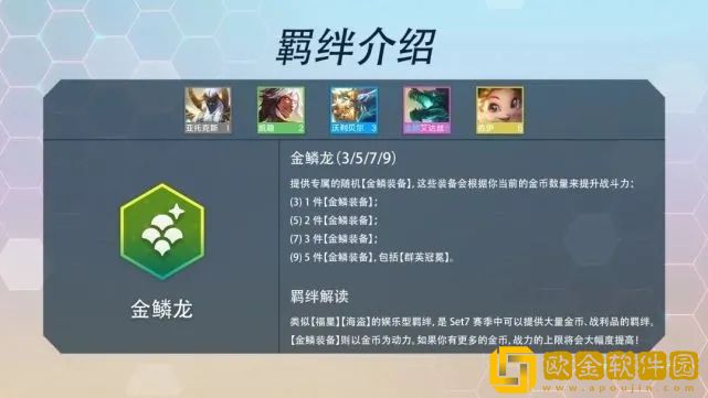 云顶之弈S7羁绊效果大全