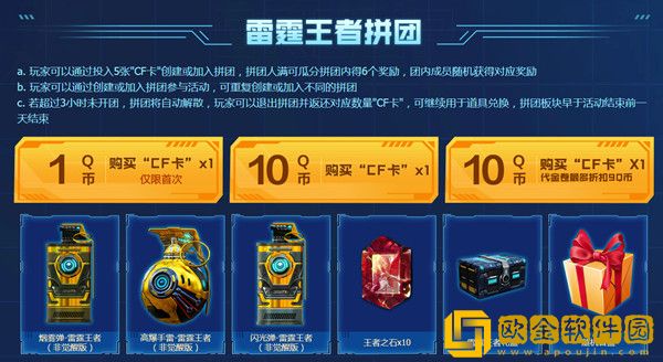 穿越火线雷霆王者活动在哪参与？2022CF雷霆王者活动规则奖励一览图片3