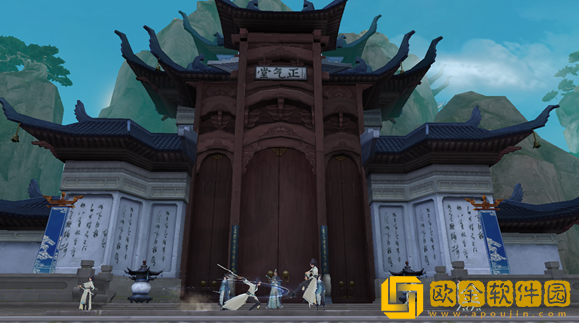 新笑傲江湖手游华山历江湖拍照 华山拍照地点大全图片4