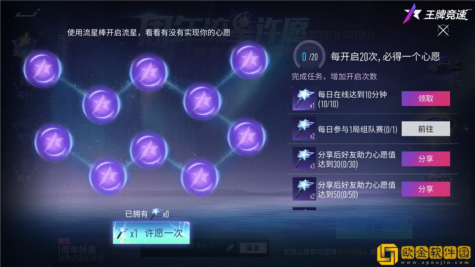 今天只说三件事，《王*竞速》周年庆典送车，送涂装，送现金！