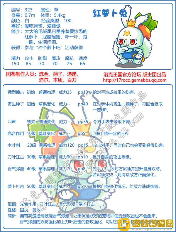 洛克王国红萝卜兔性格技能搭配推荐 性格怎么选择