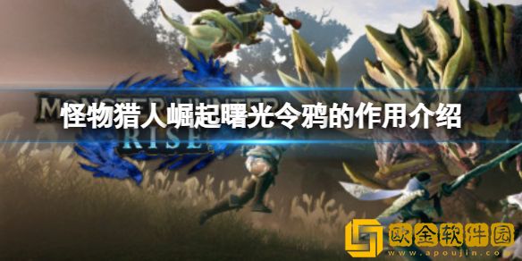 怪物猎人崛起福运令鸦有什么用 曙光令鸦的作用介绍