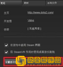 dota2启动项怎么设置