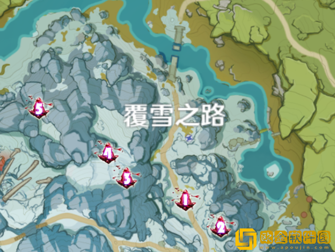 原神绯红玉髓在哪-原神绯红玉髓位置分布图一览图片3