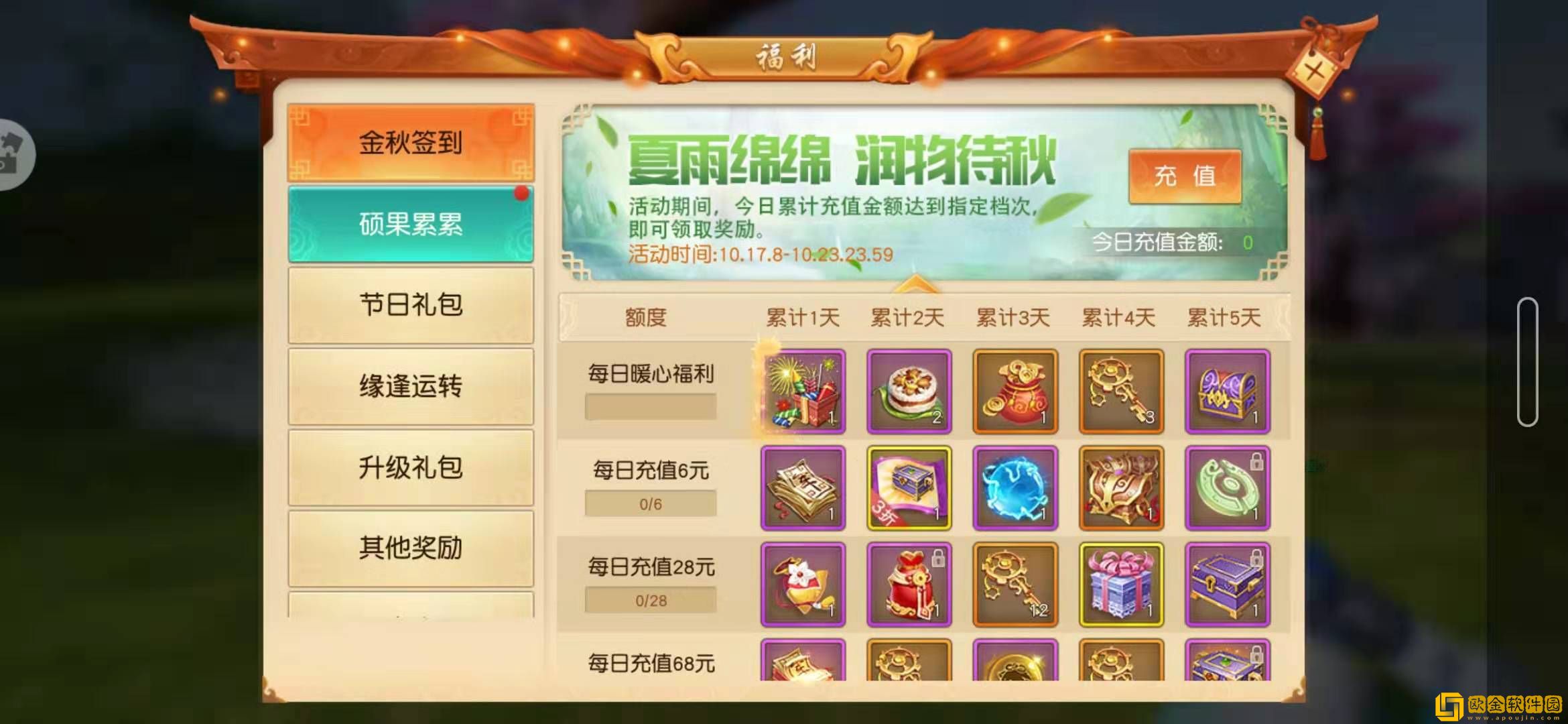 偷懒发胖,勤劳致富!来《天下》手游领丰收节福利啦!