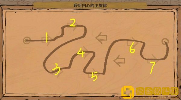 江南百景图聆听内心的主旋律怎么画 聆听内心的主旋律正确连线攻略