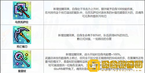 世界弹射物语武器图鉴