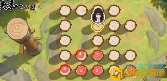 《火影忍者手游》功夫一笔画45关攻略