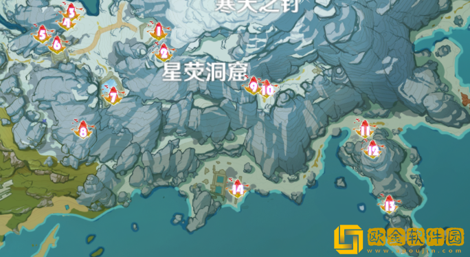 原神绯红玉髓在哪-原神绯红玉髓位置分布图一览图片10